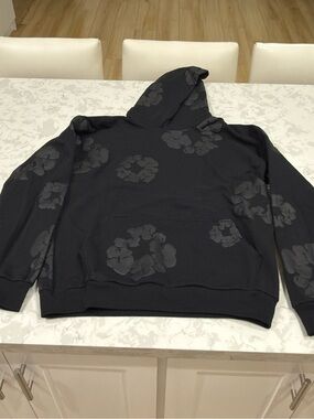 Denim Tears Black on Black Hoodie NWOT